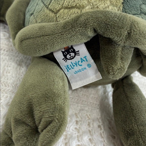 Jellycat Tommy Turtle Silly Plush Retired RARE London Green Story 12” - Picture 4 of 8